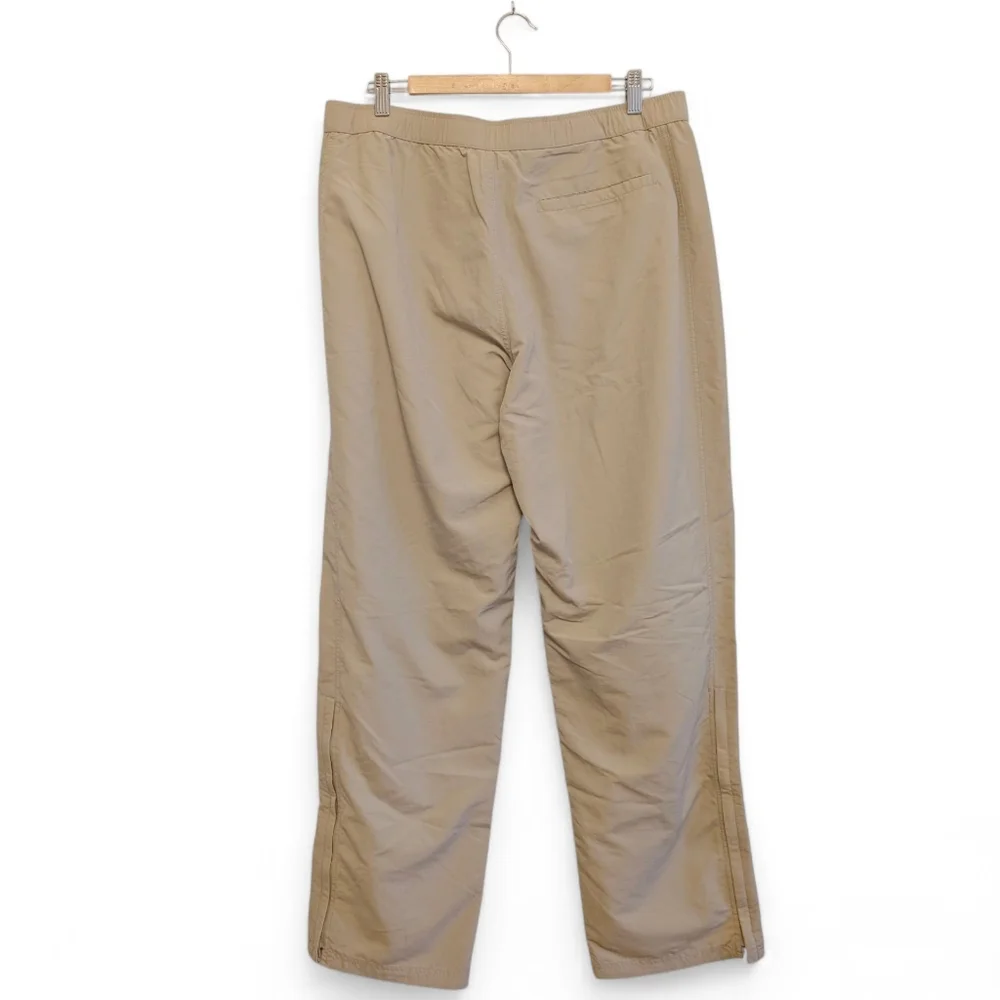 LLBEAN Tropicalwear Pants Nylon Lined UPF Stone Tan Tall Large New